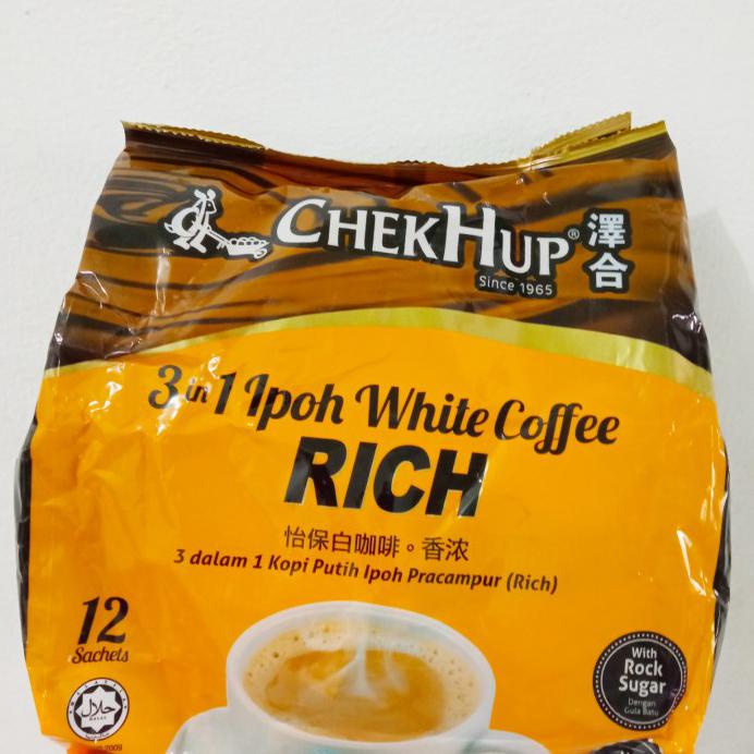 

CHEKHUP IPOH WHITE COFFEE ISI 12 SACHETS - RICH