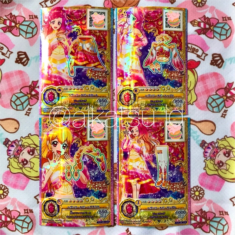 Kartu Aikatsu Friends Premium Heavenly Ruby Set
