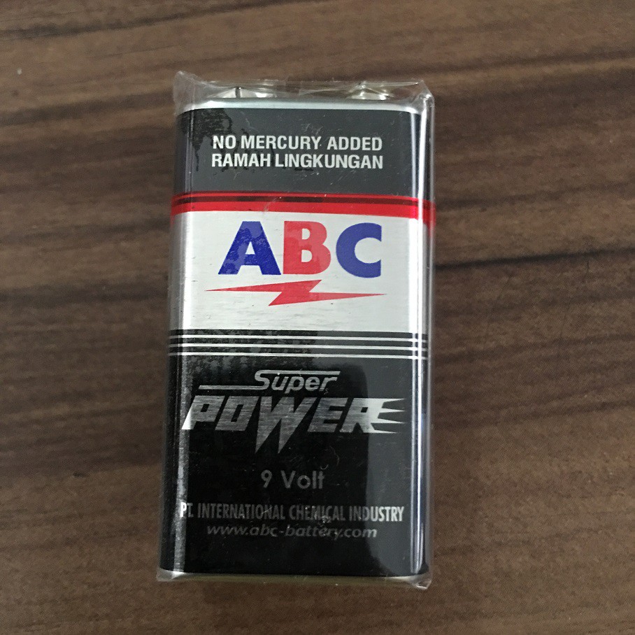 Batu BATERAI 9V ABC 9 volt 9volt KOTAK