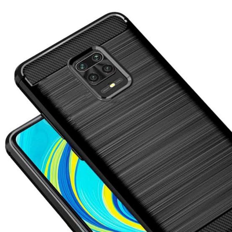 Case Ipaky Carbon Fiber Xiaomi Redmi note 9/note 9pro/redmi 9/Redmi 9c/ Poco m3 Black Series