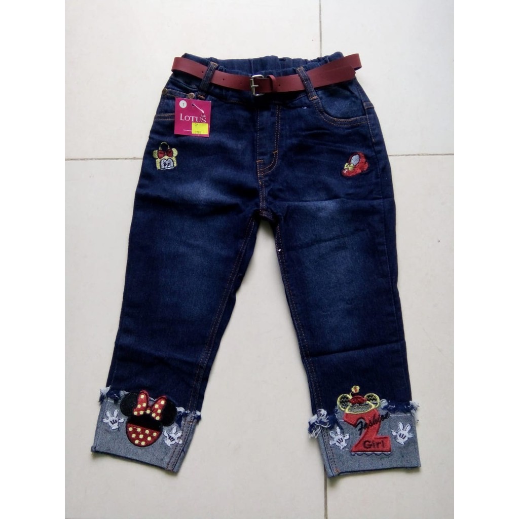  Celana  Panjang Jeans  anak Perempuan  4 5 6 Tahun  