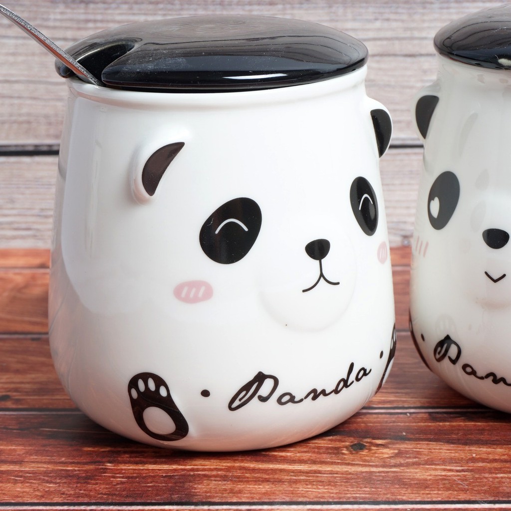 Mug Gelas Air Minum Kopi Panda Best Quality Gelas Lucu Shopee