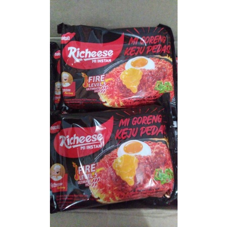 Richeese mi goreng level 5