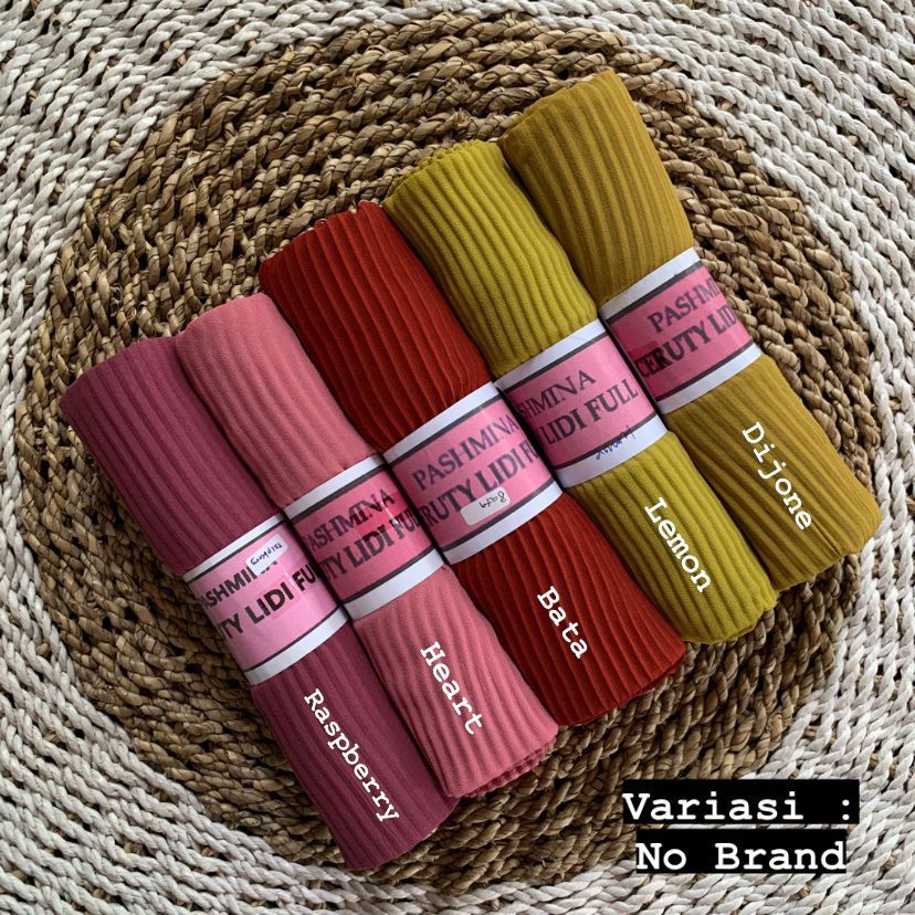 Pashmina LIDI Malay Pashmina Plisket Pleated Shawl Pashmina Lidi Matt Ceruty Babydoll FULL PLISKET / UJUNG POLOS / LASERCUT