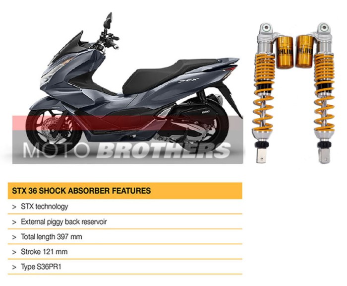 SHOCKBREAKER / SHOCKBREKER / SHOCK OHLINS ALL NEW PCX160 PCX 160