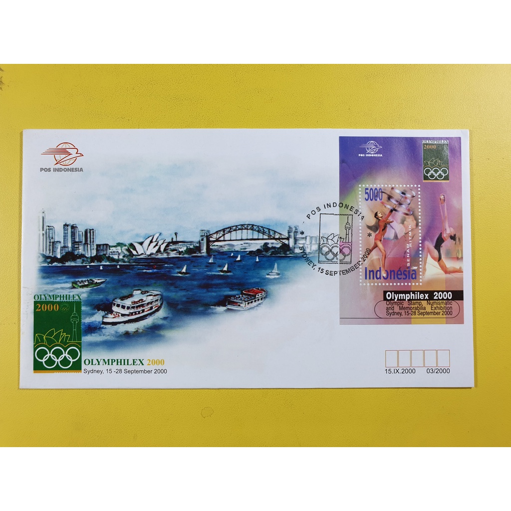 

PERANGKO SHP OLYMPHILEC SYDNEY 2000