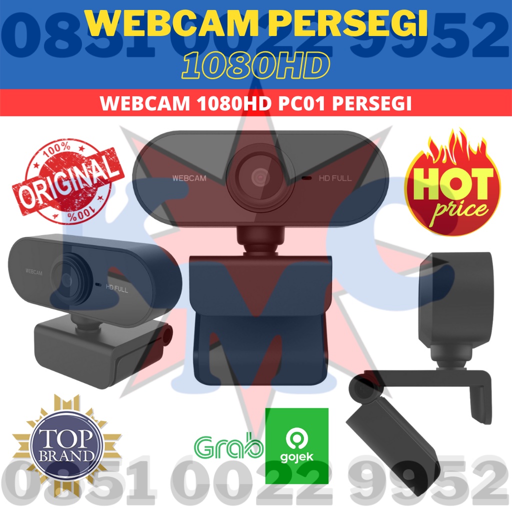 WEBCAM 1080 HD PC01 PERSEGI