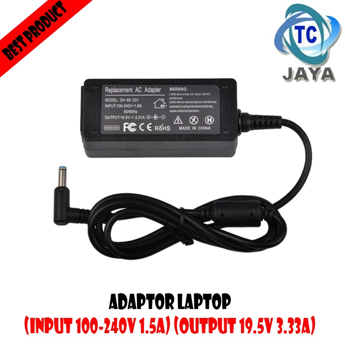 Adaptor LAPTOP HP 6733 (Input 100-240V 1.5A) (Output 19.5V 3.33A)