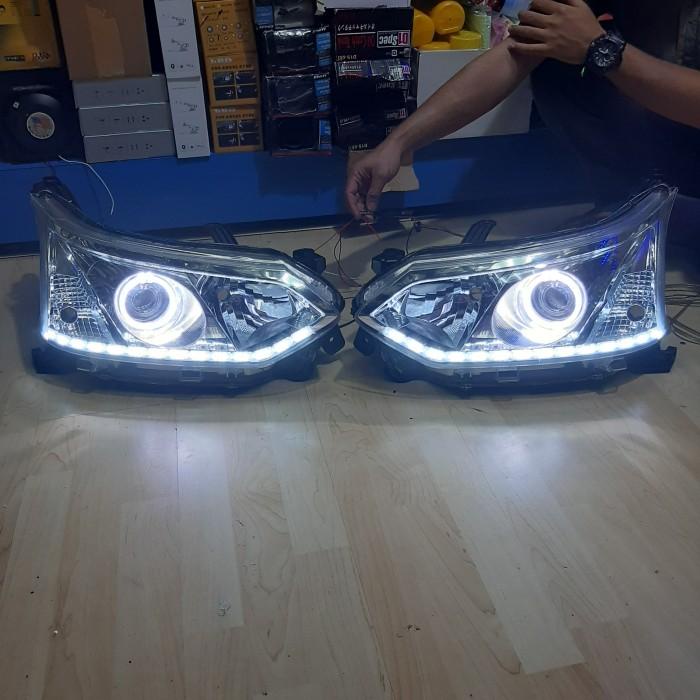 Head Lamp Avanza Veloz Xenia 2016 - 2018 Custom Led Drl Sein Running