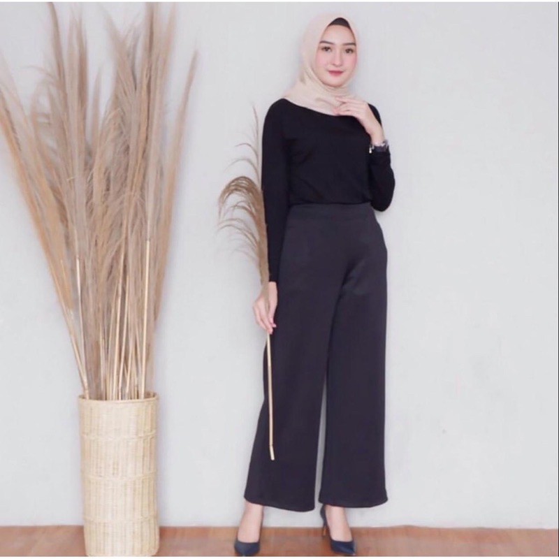 CHINAMI KULOT SCUBA PREMIUM POLOS HITS SELEBGRAM FASHION SYARIAH MUSLIMAH