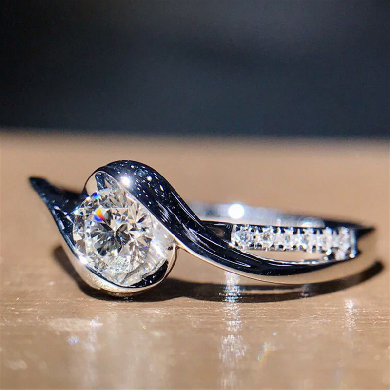 Cincin Emas Putih 18k Untuk Wanita