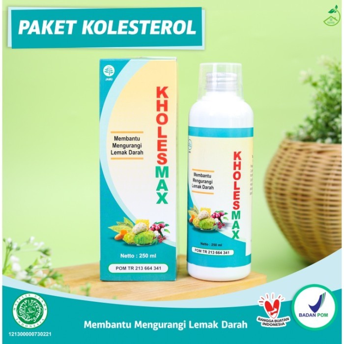 Obat Kolesterol Tinggi Penurun Lemak Darah Trigliserida - Kholesmax