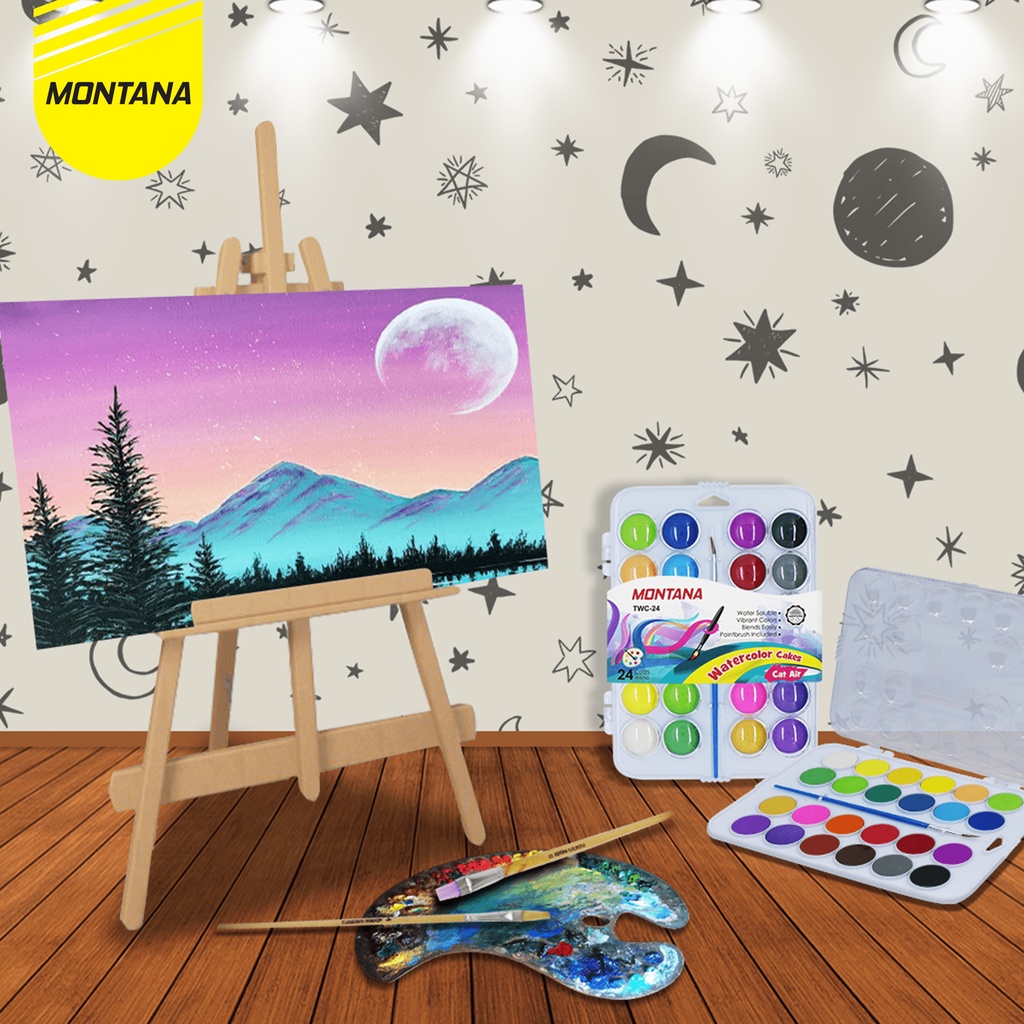 

MurahMurahATK WaterColor 24 Warna / Cat Air Montana TWC-24 / WaterColor Cake SF6