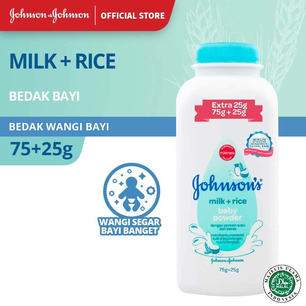 Johnson's baby powder 75g+25g bedak bayi