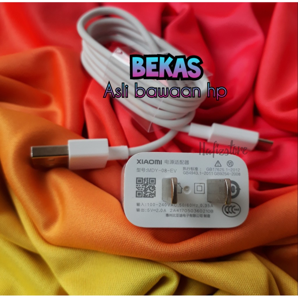 Charger xiaomi note5 redmi5 4x asli bawaan hp