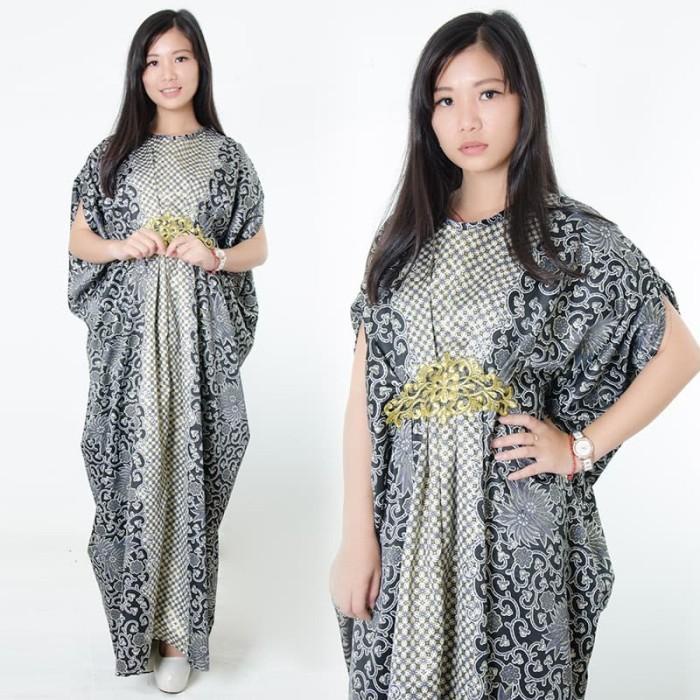 vita kaftan maxi dress batik busana muslim wanita