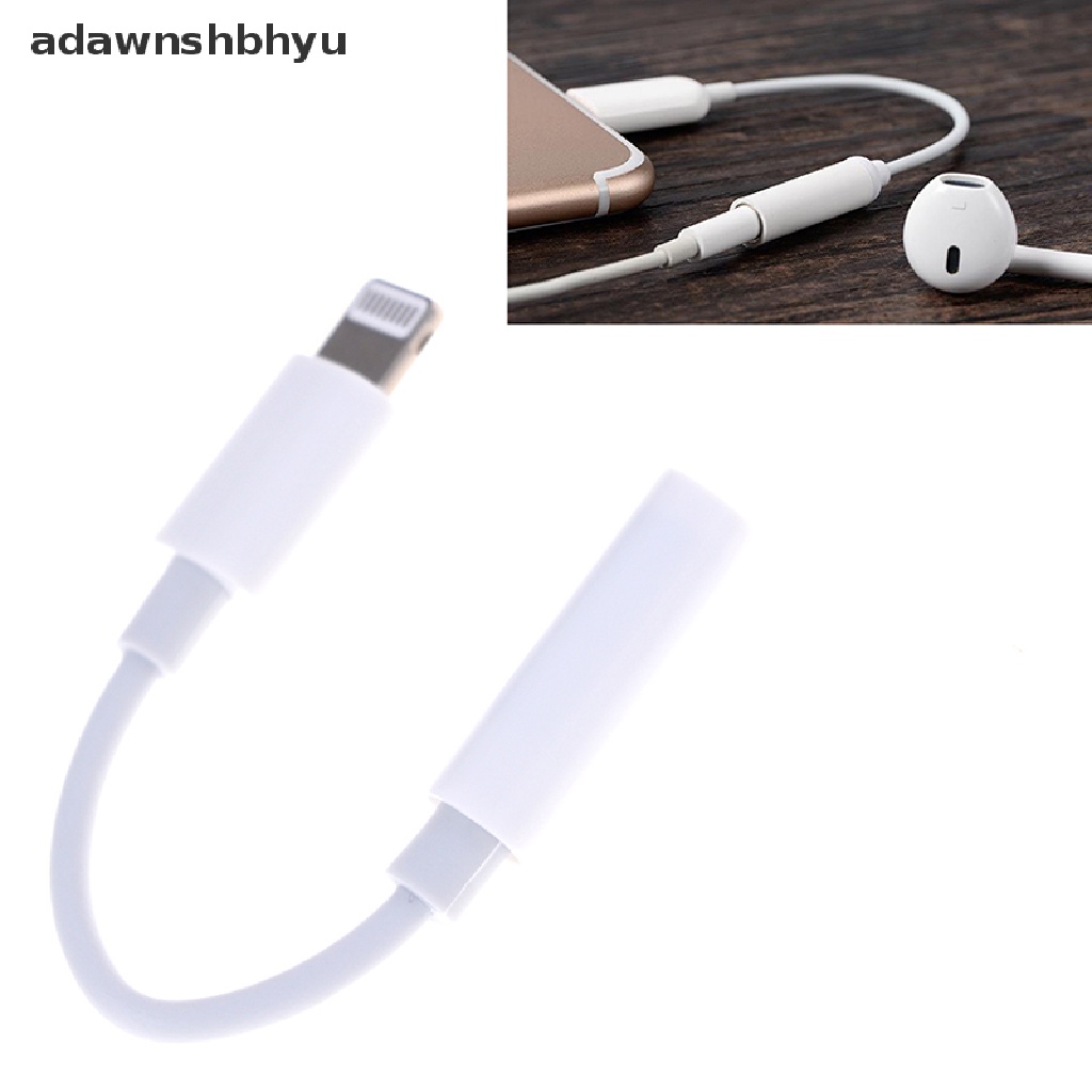 Adawnshbhyu Kabel Konektor Adapter Headphone Earphone Jack Audio Converter Untuk iPhone