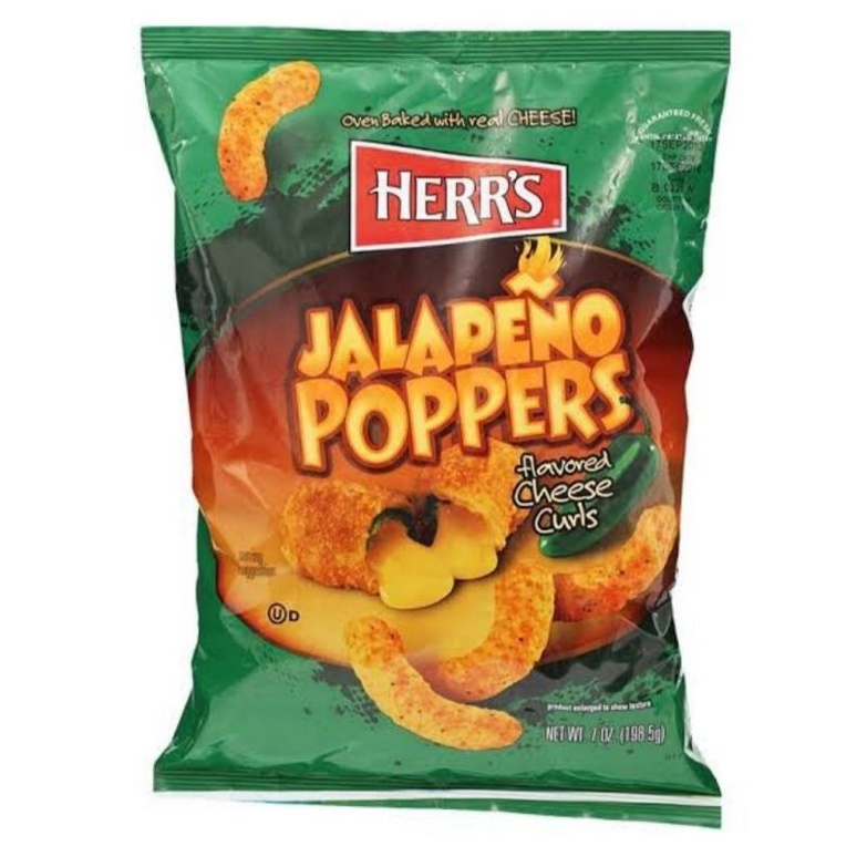 Jual HERR'S JALAPENO POPPERS CHEESE CURLS Shopee Indonesia