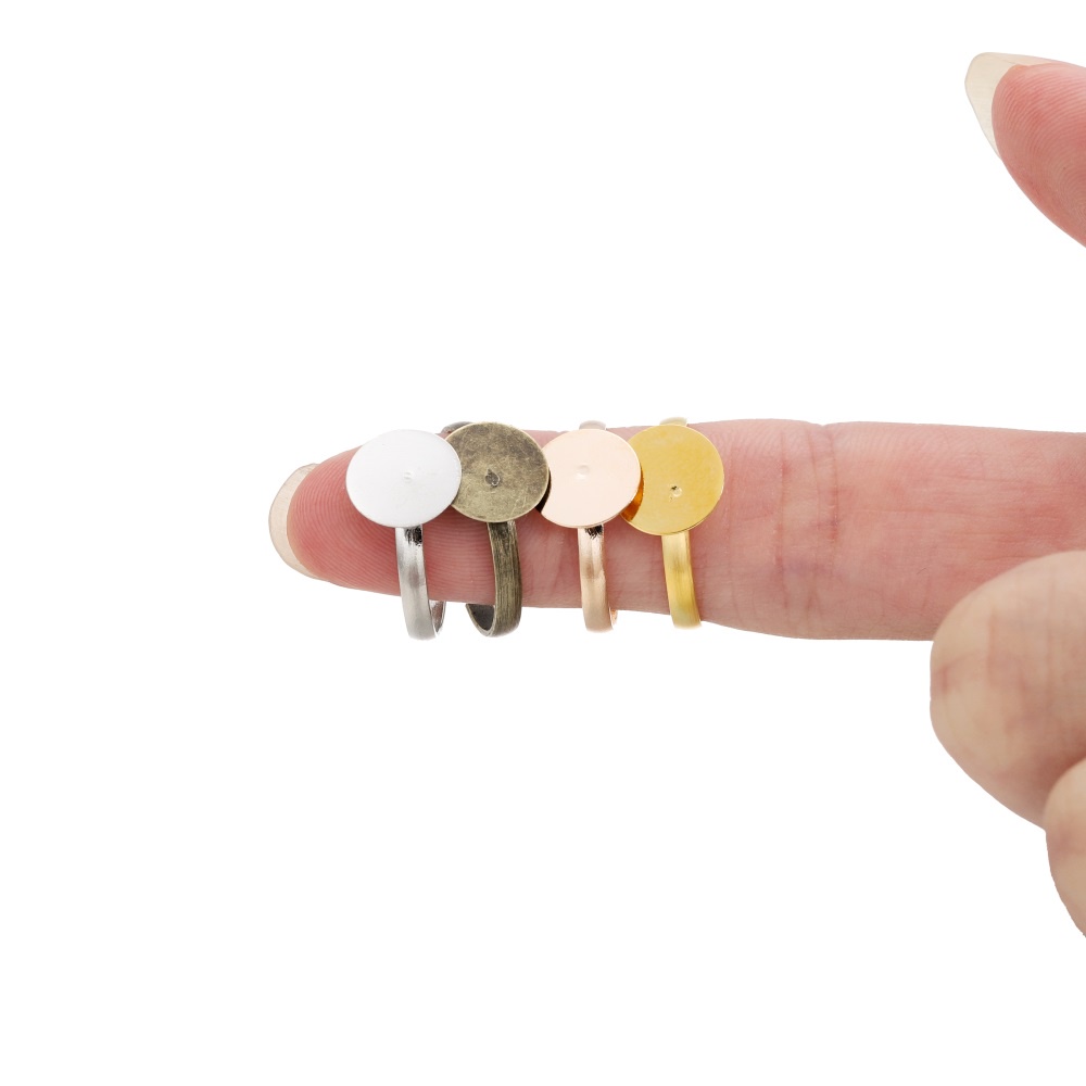 20pcs Cincin diy yang dapat disesuaikan secara manual