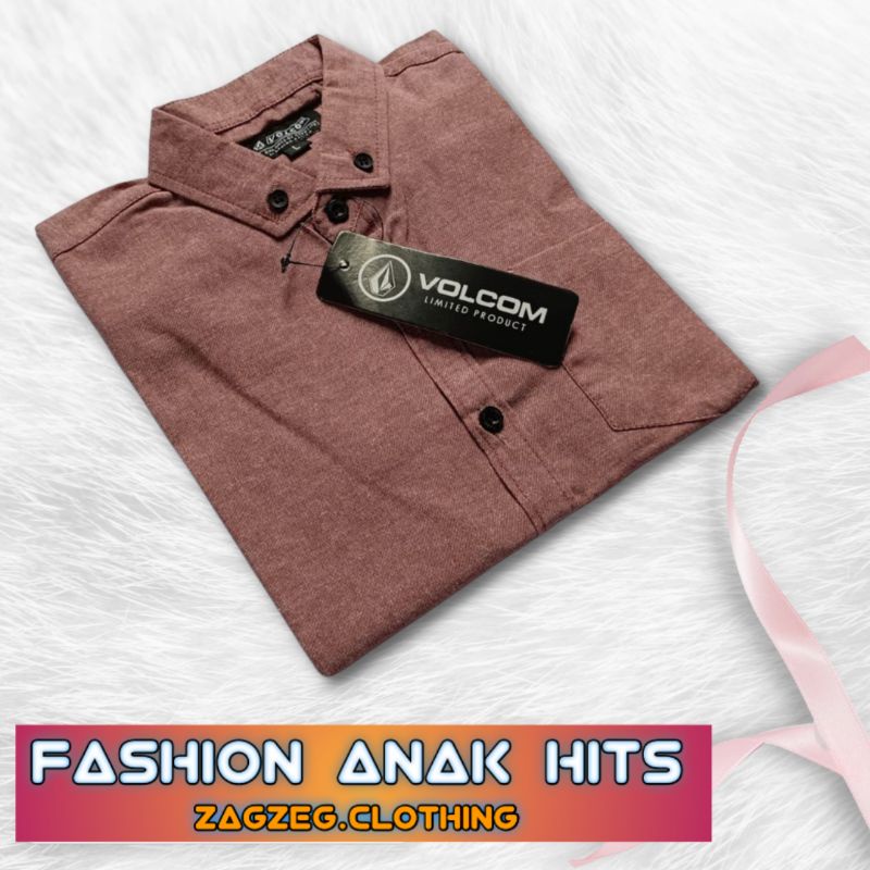 Zagzeg Clothing Kemeja Anak Polos Lengan Pendek Poplin Oxford Size M L XL XXL Kemeja Anak Laki Laki Polos Warna Army Putih Navy Maron Maroon Dusty Hitam Biru Hijau Tosca Softping Soft blue Abu Kemeja Anak Cowok Keren Kekinian