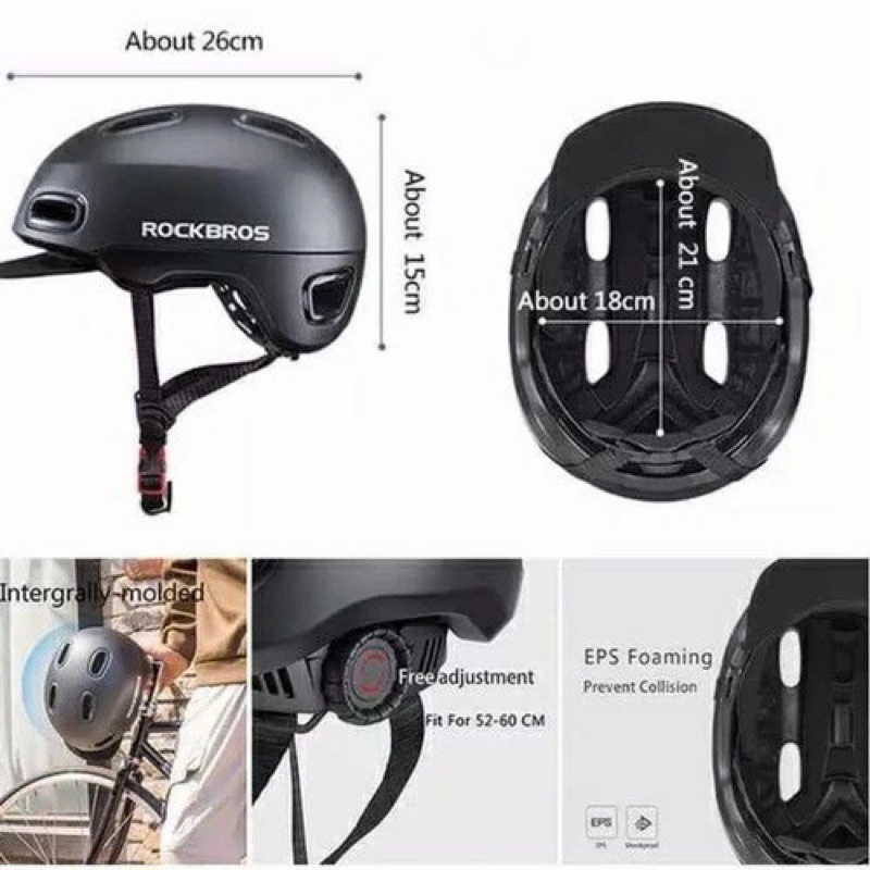 Helm Sepeda ROCKBROS WT-09 Ultra Ringan Seli, MTB, Road bike