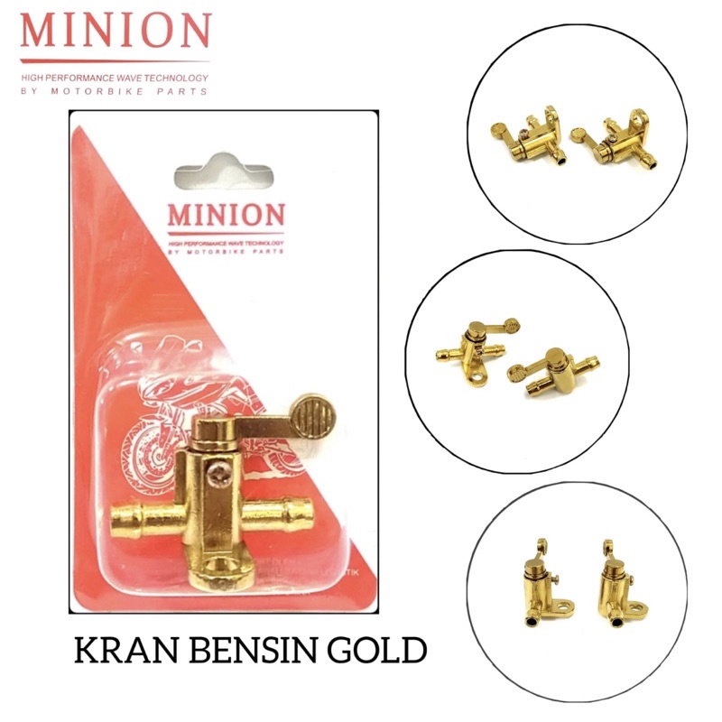 Kran bensin Gold full warna Universal Motor