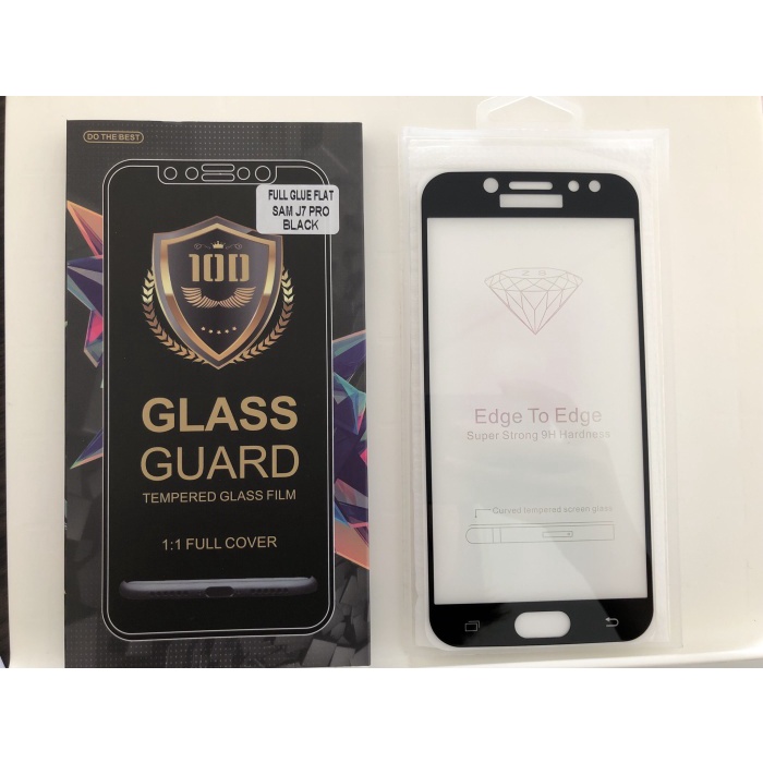 TEMPERED GLASS FULL GLUE 5D PREMIUM SAM A6 plus-2018/A7-2018/J2 pro