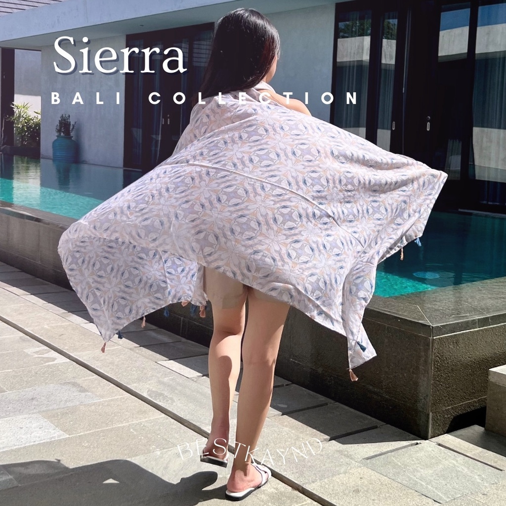 Sierra Shawl - Bali Collection | The Best Kaynd |  Premium Scarf Selendang Pashmina Syal Shawl Pasmina Hijab Kain Batik