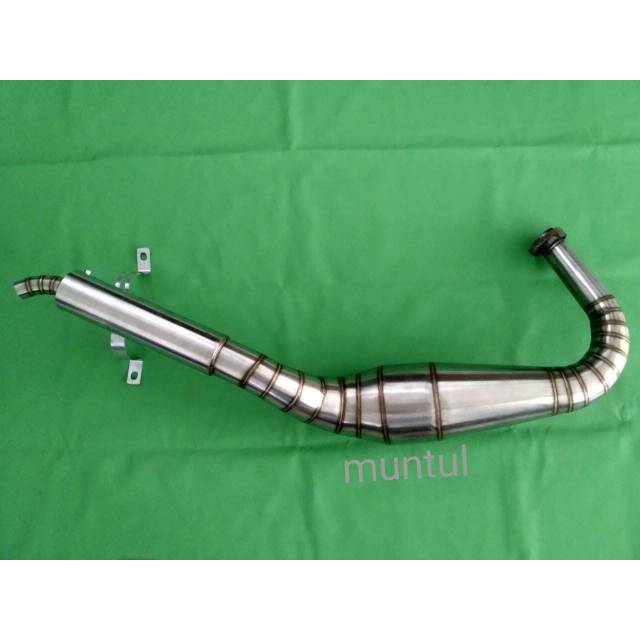 KNALPOT RACING POLOS RX KING COBRA FULLSTELIS SUARA GARING KEMPRINCING