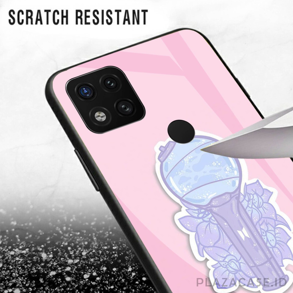 Lightstick KPOP Softcase Glass [K60] for Redmi 9c A53 A52 A92 A91 RENO 3 RENO 4 REDMI 9 Y30 Y50 A31