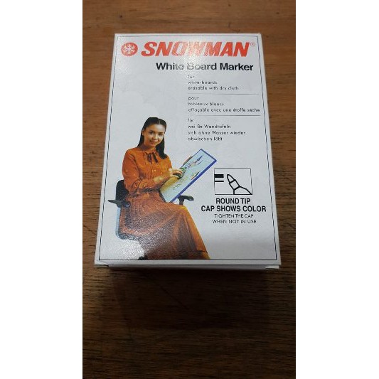 

Spidol White Board Snowman BISA DIHAPUS