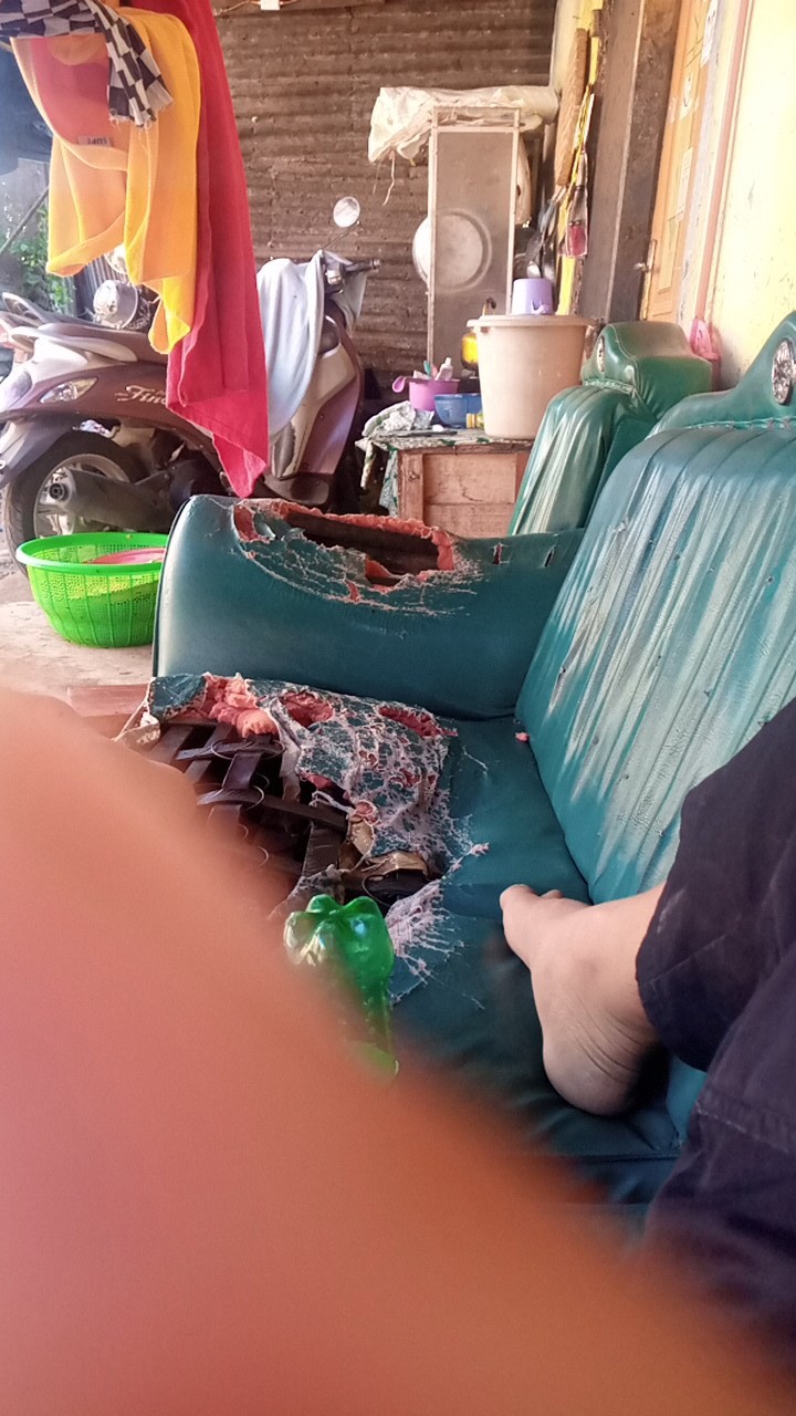 Kemeja Batik Kombinasi Bakung