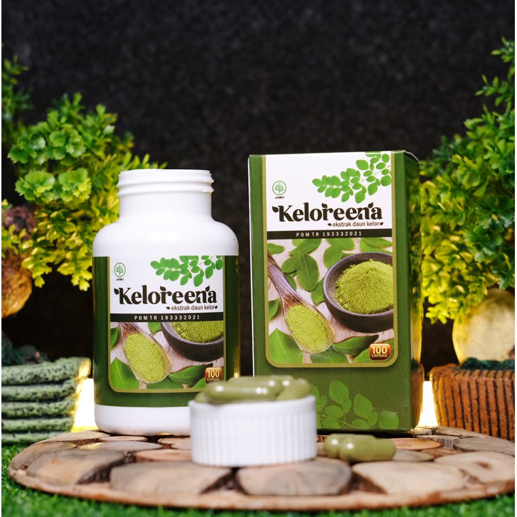 Keloreena Kapsul Ekstrak Daun Kelor 100% Original