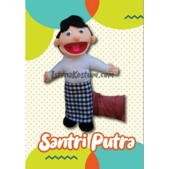 Boneka Muppet Santri Putra dan Putri | Boneka Edukasi Karakter Muslim