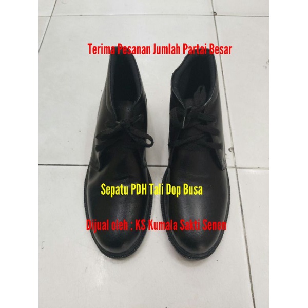 Sepatu PDH Tali Dop Busa-Sepatu PDL Jatah-Baju Satpam-Kaos Security-Topi Security-Sabuk Satpam-Kopel