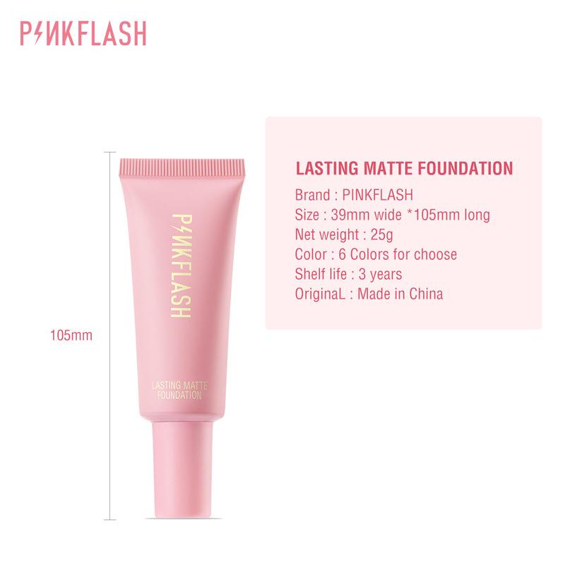 Original PINKFLASH Lasting Matte Foundation Oil Control PF-F03