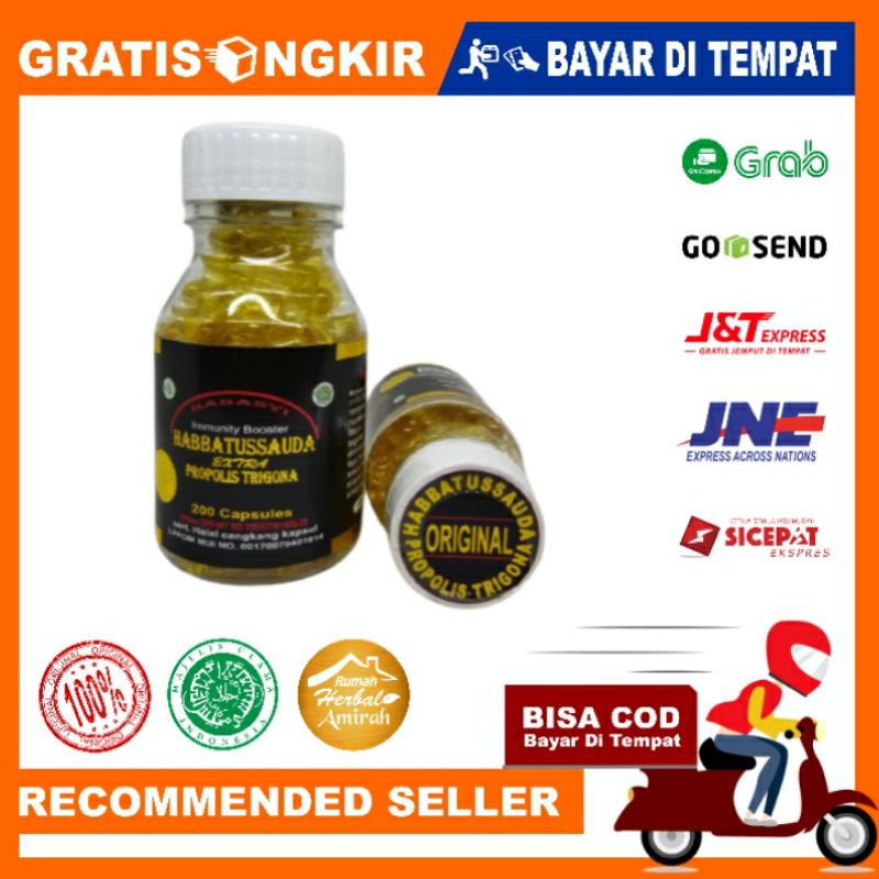 Habbatussauda Extra Propolis Trigona isi 200 Original