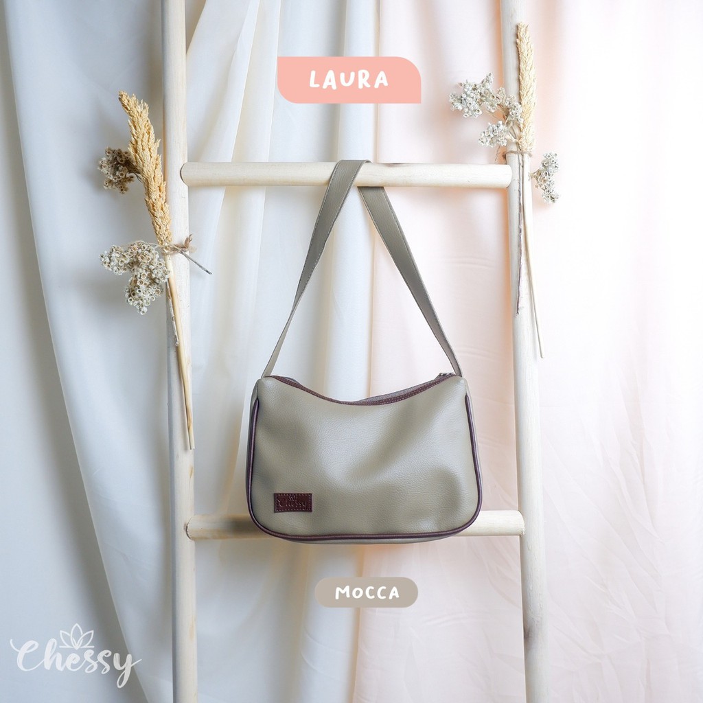 Tas Kulit Sintetis Shoulder Bag Laura By Chessy