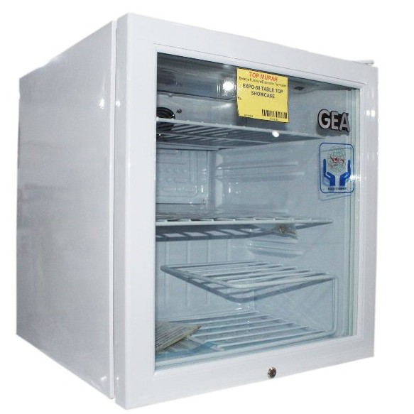 SHOWCASE GEA EXPO 50 DISPLAY COOLER KULKAS MINUMAN MINI LOW WATT