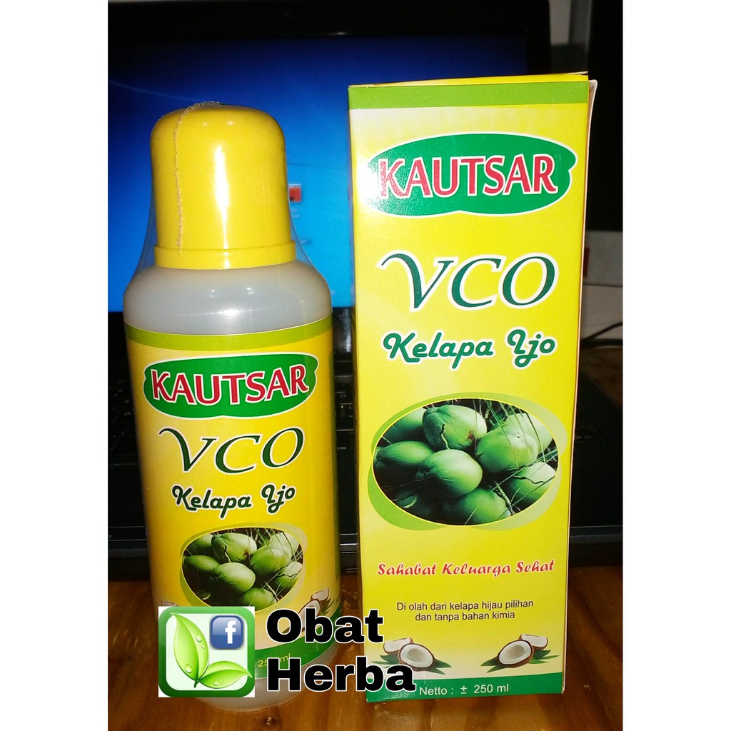 

VCO CAIR KELAPA IJO KAUTSAR 250ML ukuran botol besar
