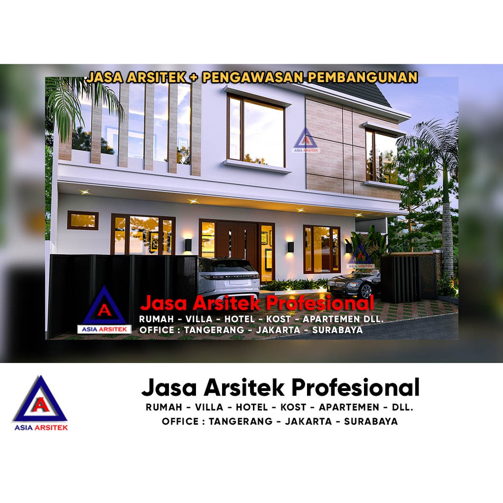 Jasa Arsitek Desain Bangun Rumah Kost 3 Lantai Di Menteng Jakarta