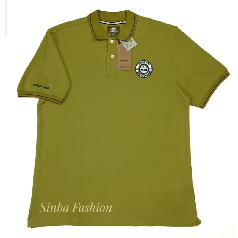 Kaos Kerah Logo Timberland New Hampshire