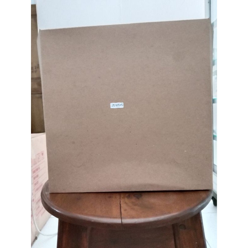 

kotak kraft pizza coklat 25x25x5