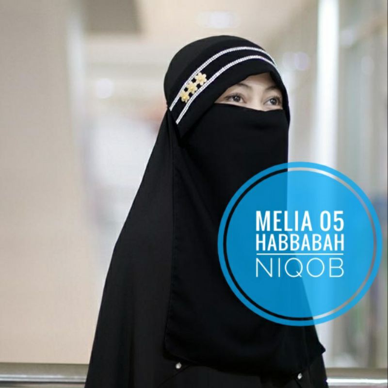 niqab/cadar poni melia