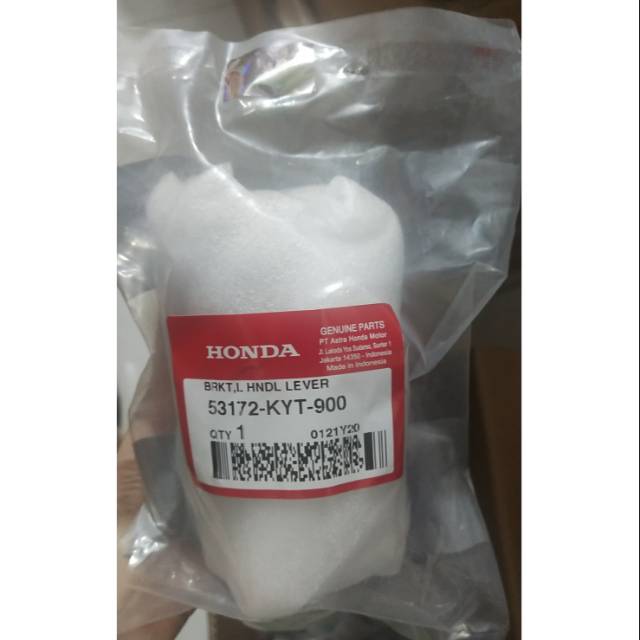 53172-KYT-900 Bracket Breket Dudukan Handel rem KIRI Scoopy carbu, scoopy FI 2012-2014 AHM