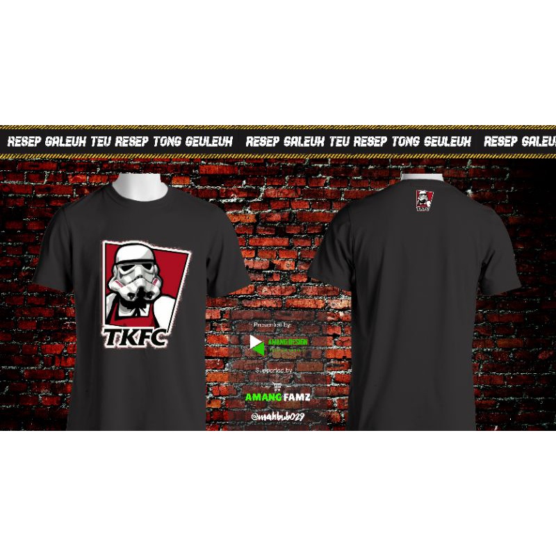 Kaos Baju KFC parodi TKFC Kaos Terbaru Original Kaos Terlaris