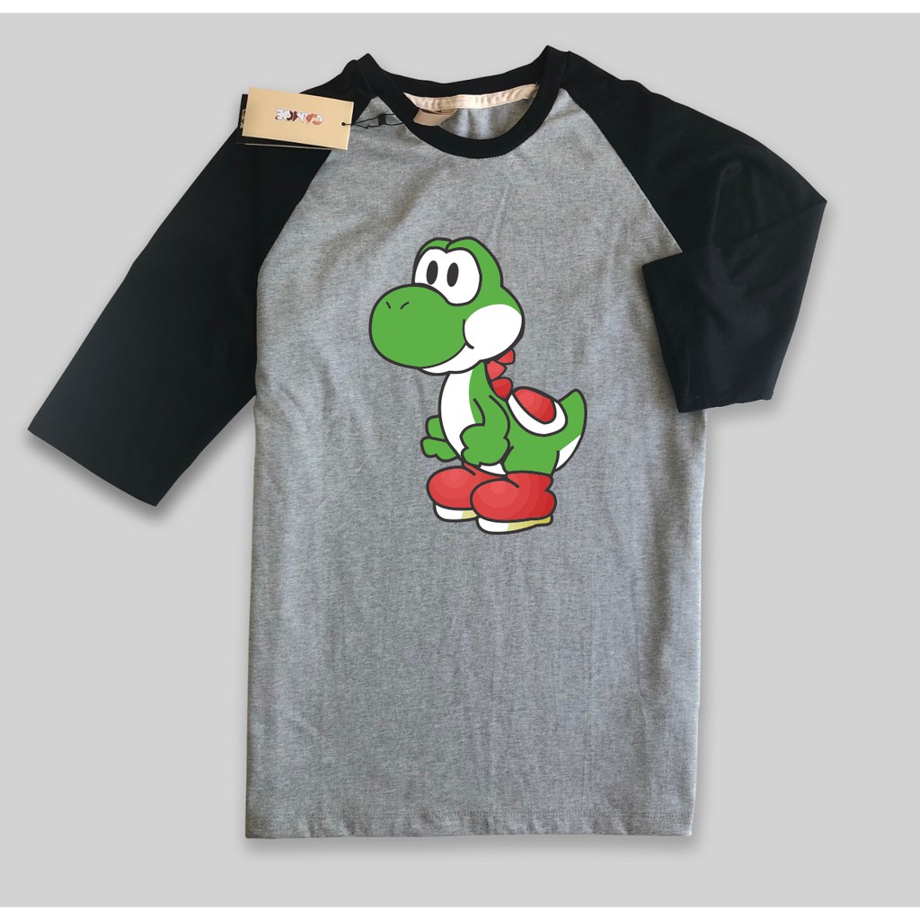 Kaos Raglan Super Mario Yoshi