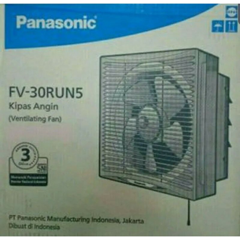 EXHAUST FAN PANASONIC FV-30RUN5 (12&quot;) FV 30 RUN5