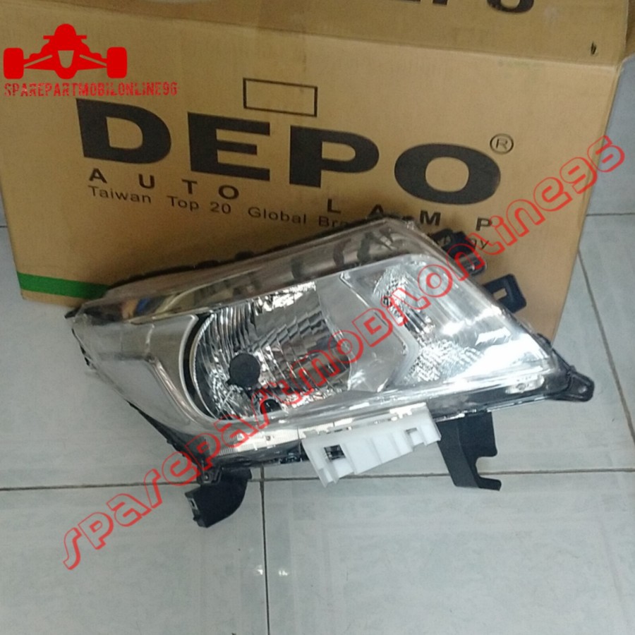 Head Lamp Lampu Depan Nissan Navara Frontier 2014 2015 2016 DEPO