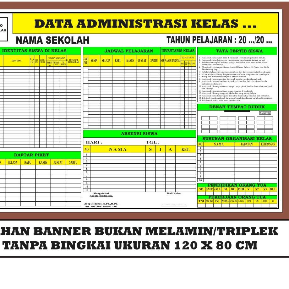 

Paling Diminati.. Papan Data Administrasi Kelas dan Bank Data Kelas Murah